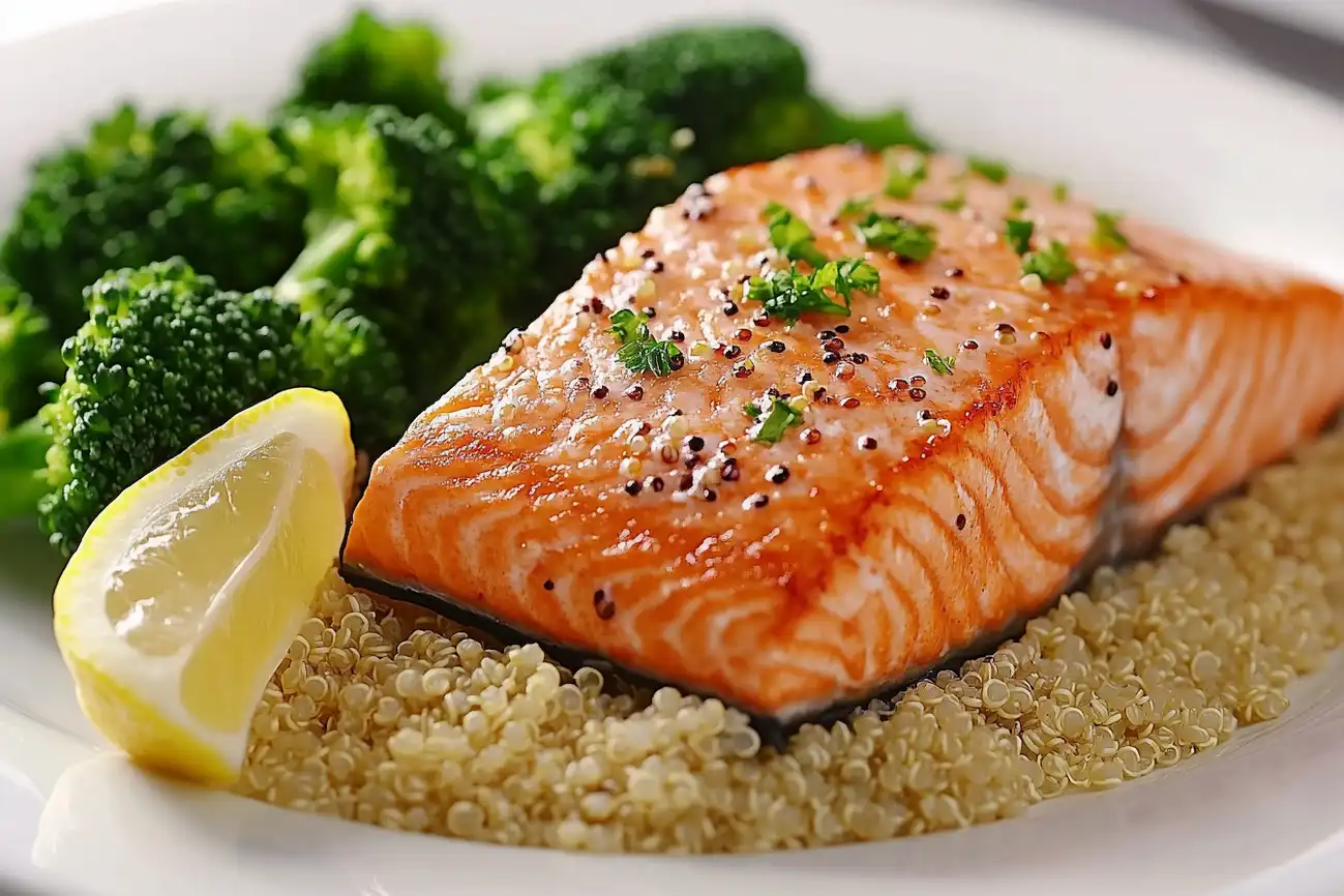 king salmon recipe plated- King Salmon Recipe