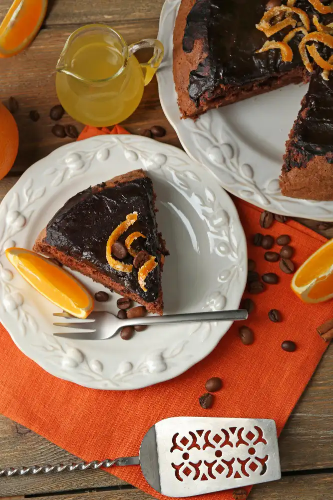 sliced prolific oven chocolate orange almond cake recipe- prolific oven chocolate orange almond cake recipe