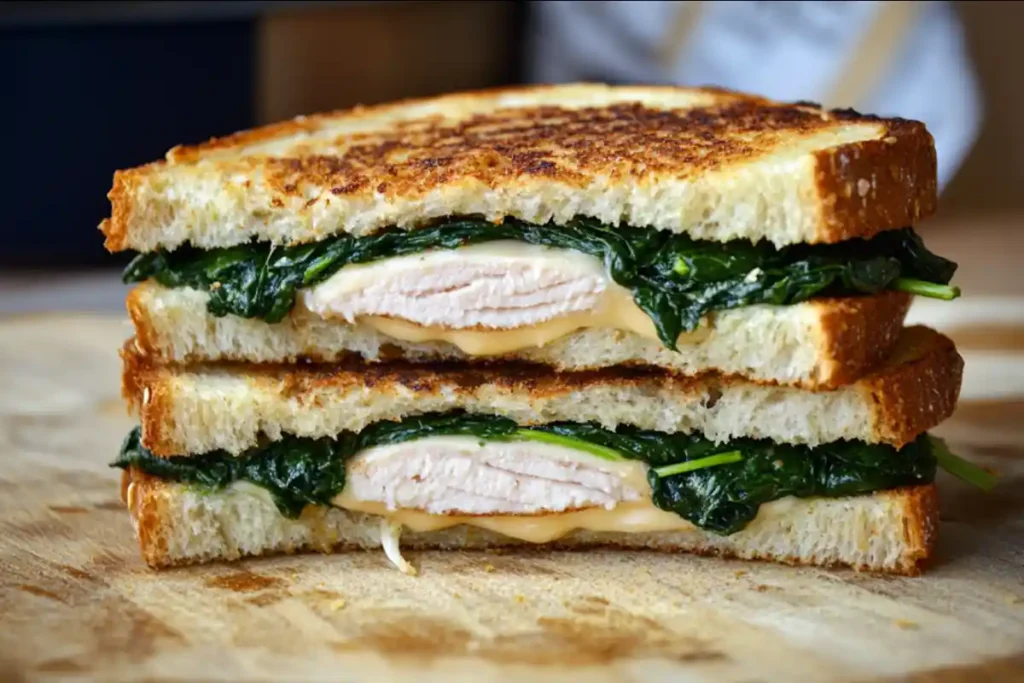 turkey and spinach panini- What are 10 healthy lunches?