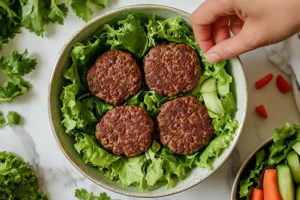 burger bowl assembly- burger bowl recipe