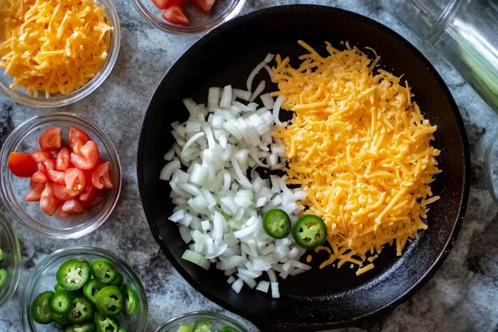 cheesy smoked queso recipe preparation- smoked queso recipe