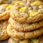 close-up of pineapple cookies recipe