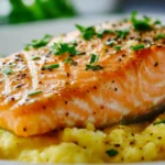 salmon breakfast recipes plated dish